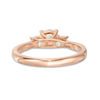 Thumbnail Image 2 of 1.00 CT. T.W. Diamond Past Present Future® Engagement Ring in 14K Rose Gold