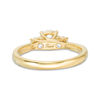 Thumbnail Image 2 of 1.00 CT. T.W. Diamond Past Present Future® Engagement Ring in 14K Gold