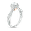 Thumbnail Image 2 of Peoples 100-Year Anniversary 0.75 CT. T.W. Certified Canadian Diamond Engagement Ring in 14K Two-Tone Gold (I/I1)