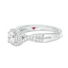 Thumbnail Image 3 of Peoples 100-Year Anniversary 0.75 CT. T.W. Certified Canadian Diamond Engagement Ring in 14K Two-Tone Gold (I/I1)