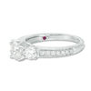 Thumbnail Image 3 of Peoples 100-Year Anniversary 1.50 CT. T.W. Certified Canadian Diamond Engagement Ring in 14K White Gold (I/I1)