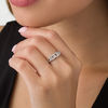 Thumbnail Image 3 of 0.25 CT. T.W. Diamond Graduated Link Band in 10K White Gold