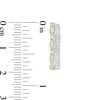 0.33 CT. T.W. Diamond Double Row Hoop Earrings in 10K Two-Tone Gold