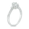 Thumbnail Image 2 of Ever Us™ 0.63 CT. T.W. Two-Stone Oval Diamond Bypass Ring in 14K White Gold