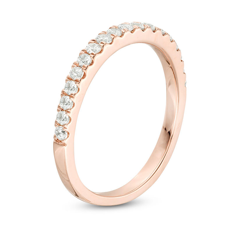 0.30 CT. T.W. Diamond Wedding Band in 10K Rose Gold