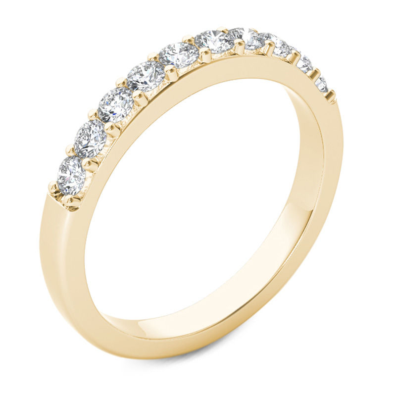 Main Image 2 of 0.45 CT. T.W. Diamond Ten Stone Wedding Band in 10K Gold