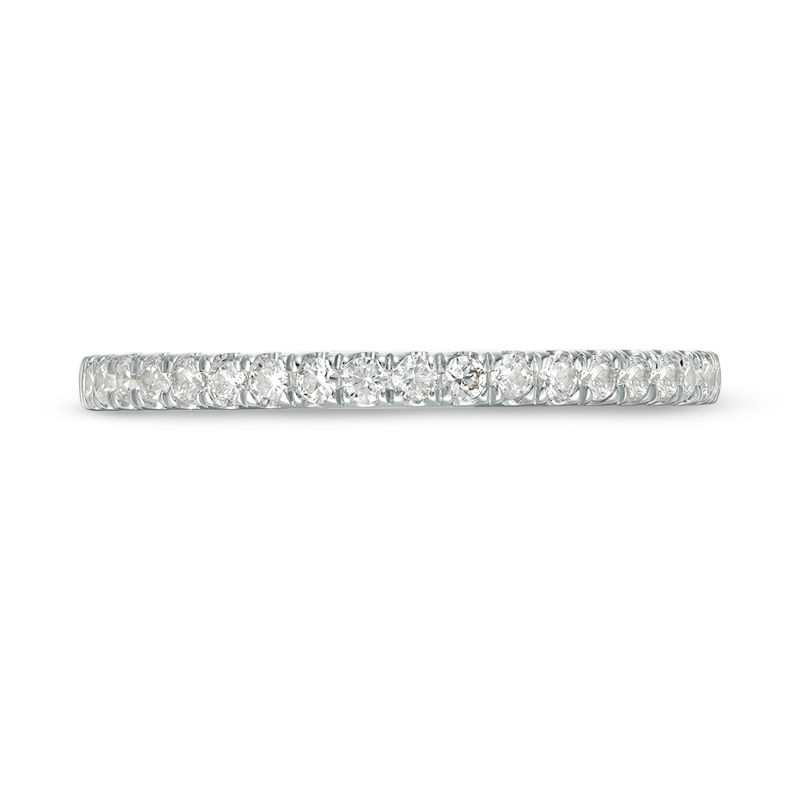 0.23 CT. T.W. Diamond Wedding Band in 10K White Gold