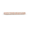 Thumbnail Image 4 of 0.23 CT. T.W. Diamond Wedding Band in 10K Rose Gold