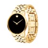 Thumbnail Image 1 of Men's Movado Museum® Classic Gold-Tone PVD Watch with Black Dial (Model: 0607203)