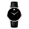 Thumbnail Image 1 of Men's Movado Museum® Classic Strap Watch with Black Dial (Model: 0607269)