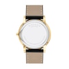 Thumbnail Image 3 of Men's Movado Museum® Classic Gold-Tone PVD Strap Watch with Black Dial (Model: 0607271)