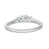 Thumbnail Image 3 of 0.46 CT. T.W. Diamond Past Present Future® Engagement Ring in 10K White Gold