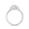 Thumbnail Image 4 of 0.46 CT. T.W. Diamond Past Present Future® Engagement Ring in 10K White Gold
