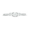 Thumbnail Image 6 of 0.46 CT. T.W. Diamond Past Present Future® Engagement Ring in 10K White Gold