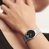 Thumbnail Image 2 of Ladies' Movado Museum® Classic Mesh Watch with Black Dial (Model: 0607220)