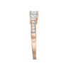 Thumbnail Image 4 of 0.69 CT. T.W. Diamond Three Stone Engagement Ring in 10K Rose Gold