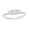 Thumbnail Image 1 of 0.45 CT. T.W. Diamond Three Stone Engagement Ring in 10K White Gold