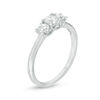 Thumbnail Image 2 of 0.45 CT. T.W. Diamond Three Stone Engagement Ring in 10K White Gold