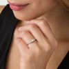 Thumbnail Image 3 of 0.45 CT. T.W. Diamond Three Stone Engagement Ring in 10K White Gold