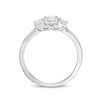 Thumbnail Image 5 of 0.45 CT. T.W. Diamond Three Stone Engagement Ring in 10K White Gold
