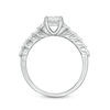 0.95 CT. T.W. Princess-Cut Diamond Three Stone Engagement Ring in 10K White Gold