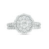 Thumbnail Image 3 of Peoples 100-Year Anniversary Limited Edition 1.50 CT. T.W. Certified Diamond Bridal Set in 14K Two-Tone Gold (I/I1)