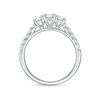 Thumbnail Image 4 of 0.95 CT. T.W. Diamond Past Present Future® Engagement Ring in 10K White Gold