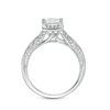 Thumbnail Image 4 of 1.25 CT. T.W. Certified Canadian Princess-Cut Diamond Frame Engagement Ring in 14K White Gold (I/I2)