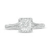 Thumbnail Image 5 of 1.25 CT. T.W. Certified Canadian Princess-Cut Diamond Frame Engagement Ring in 14K White Gold (I/I2)