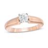 Thumbnail Image 0 of 0.50 CT. Certified Canadian Diamond Solitaire Engagement Ring in 14K Rose Gold (I/I1)