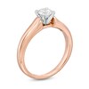 Thumbnail Image 2 of 0.50 CT. Certified Canadian Diamond Solitaire Engagement Ring in 14K Rose Gold (I/I1)