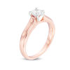 Thumbnail Image 2 of 1.00 CT. Certified Canadian Diamond Solitaire Engagement Ring in 14K Rose Gold (I/I1)