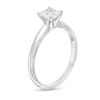 Thumbnail Image 2 of 0.50 CT. Certified Princess-Cut Diamond Solitaire Engagement Ring in 14K White Gold (J/I1)