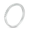 Thumbnail Image 3 of 0.23 CT. T.W. Diamond Ribbon Wedding Band in 10K White Gold