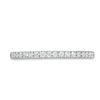 Thumbnail Image 4 of 0.23 CT. T.W. Diamond Ribbon Wedding Band in 10K White Gold