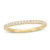 Thumbnail Image 0 of 0.23 CT. T.W. Diamond Ribbon Wedding Band in 10K Gold