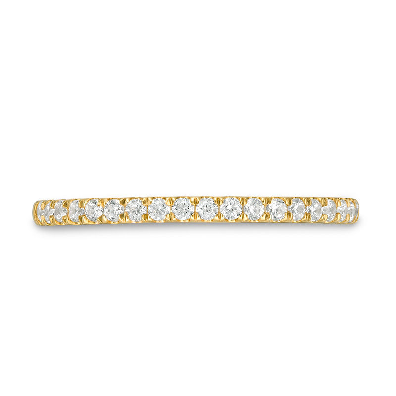 0.23 CT. T.W. Diamond Ribbon Wedding Band in 10K Gold