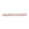0.23 CT. T.W. Diamond Wedding Band in 10K Rose Gold