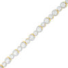 Thumbnail Image 0 of 3.00 CT. T.W. Diamond Alternating Tennis Bracelet in 10K Gold