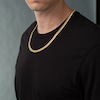 Thumbnail Image 2 of Men's 7.4mm Cuban Curb Chain Necklace in Hollow 10K Gold - 22"