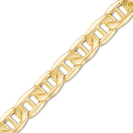 Men's 10.3mm Mariner Link Chain Bracelet in 10K Gold - 9&quot;