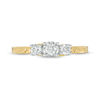 Thumbnail Image 5 of 0.29 CT. T.W. Diamond Three Stone Filigree Scroll Engagement Ring in 10K Gold