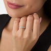 Thumbnail Image 3 of 0.45 CT. T.W. Diamond Three Stone Filigree Scroll Engagement Ring in 10K White Gold