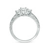 Thumbnail Image 5 of 0.45 CT. T.W. Diamond Three Stone Filigree Scroll Engagement Ring in 10K White Gold