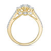 Thumbnail Image 5 of 0.58 CT. T.W. Diamond Three Stone Engagement Ring in 10K Gold