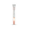 Thumbnail Image 4 of 0.58 CT. T.W. Diamond Three Stone Engagement Ring in 10K Rose Gold