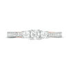 Thumbnail Image 6 of 0.58 CT. T.W. Diamond Three Stone Engagement Ring in 10K Rose Gold