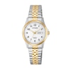 Thumbnail Image 0 of Ladies' Citizen Quartz Two-Tone Expansion Watch with White Dial (Model: EQ2004-95A)