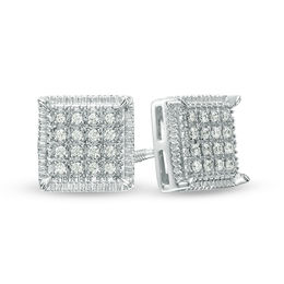 Guy square earrings on sale