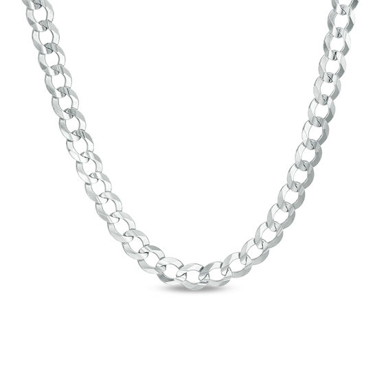 White gold sales thick chain